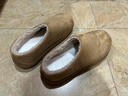 歐倫啄木鳥(niǎo)男鞋2025冬季新款加棉保暖勃肯鞋子男款休閑百搭一腳蹬棉鞋棉拖鞋 駝色【升級版】 42 曬單實(shí)拍圖