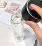 麥丫丫新款磁彈泡茶杯茶水分離瓶旅行水杯便攜男女士專(zhuān)用喝茶水杯子車(chē)載 【磁吸控茶茶倉】紳士黑300ml 曬單實(shí)拍圖