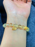 建祿黃水晶手串珠水晶手鏈女士招財高級感輕奢首飾品生日新年禮物女友 曬單實(shí)拍圖