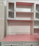 富凱上諾【包送裝】書(shū)桌書(shū)架組合書(shū)柜一體電腦臺式桌實(shí)木家用簡(jiǎn)約學(xué)習桌 【實(shí)木生態(tài)板】帶書(shū)柜粉色桌面 長(cháng)100寬58高188 曬單實(shí)拍圖