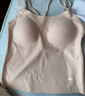 蕉下（beneunder）背心吊帶女打底無(wú)袖內搭文胸背心式女士輕薄修身外穿SF615 霧泥灰 M 曬單實(shí)拍圖