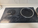 碩高（SUKIO）電磁爐家用嵌入式3500W大功率凹面雙灶 電磁爐電陶爐一套帶鍋爆炒智能定時(shí) 左平右凹OG007國家補貼 曬單實(shí)拍圖