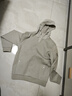 布先生時(shí)尚機能風(fēng)連帽衛衣男秋季新品半開(kāi)襟拉鏈貼袋設計上衣PT15590 輕云灰 L (175) 曬單實(shí)拍圖