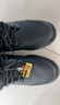 卡特CAT卡特男士休閑工鞋經(jīng)典牛皮面防滑大黃靴工裝低靴 黑色 42  曬單實(shí)拍圖