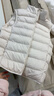優(yōu)衣庫童裝男女童PUFFTECH空氣棉服可機洗背心馬甲排骨棉服478124 01 乳白色 150 曬單實(shí)拍圖