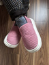 回力包跟棉拖鞋女士冬季新款外穿防滑厚底居家保暖棉鞋0792 紫色38-39 曬單實(shí)拍圖