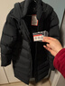 李寧情侶羽絨服加厚中長(cháng)新款保暖男女款冬季東北連帽運動(dòng)過(guò)膝大衣 曬單實(shí)拍圖