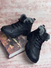 公羊加絨保暖雪地靴男春季2026年新款男鞋真皮加厚防寒馬丁靴東北棉鞋 黑色 【標準皮鞋碼】 41 曬單實(shí)拍圖