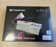 宏碁掠奪者（PREDATOR）48G(24G×2)套裝 DDR5 6000頻率 臺式機內存條 Hermes冰刃系列 RGB燈條(C28) 石耀黑 AI電腦配件 曬單實(shí)拍圖