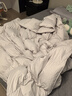 富安娜白鵝絨羽絨被子冬季 雙人加厚被芯50%白鵝絨1500g填充230*229cm 曬單實(shí)拍圖