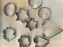 靜閑居星星餅干模具烘焙工具不銹鋼愛(ài)心模具圓形切模磨具空心食品五角星 【12件套】餅干模具 曬單實(shí)拍圖