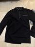 皮爾卡丹（pierre cardin）桑蠶絲長(cháng)袖T恤男春秋冬季新款商務(wù)休閑立領(lǐng)衛衣男寬松打底衫上衣 黑色 XL 175 曬單實(shí)拍圖