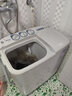 美的（Midea）半自動(dòng)雙桶洗衣機 8公斤洗+5.5脫水雙缸波輪 老人簡(jiǎn)易操作 品質(zhì)電機小巧不占地 租房宿舍必備 二級 MP8DS136 曬單實(shí)拍圖