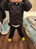 雅鹿兒童羽絨服輕薄款男童女寶寶中大童小童內膽校服神器 黑色 160 曬單實(shí)拍圖