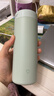 米家 保溫杯 316不銹鋼水杯 男女士杯子 大容量茶杯便攜 350ml綠色 曬單實(shí)拍圖
