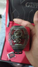 布加迪（BONEST GATTI）手表德國全自動(dòng)鏤空機械表夜光輕奢男士腕表情人節生日禮物送男友 BG9960-A1水晶黑殼黑面黑膠帶【贈車(chē)模禮盒】 曬單實(shí)拍圖