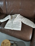 雅鹿兒童輕薄羽絨服內膽男童女童寶寶中大童小童學(xué)生校服神器內穿內搭 米白 140 曬單實(shí)拍圖