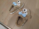 南木熊棉拖鞋女士居家室內秋冬季毛毛拖鞋女防滑冬天女生毛絨可愛(ài)厚底 小熊拖鞋半包36-37碼【適合35-36腳】 曬單實(shí)拍圖