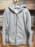 優(yōu)衣庫男裝女裝連帽拉鏈運動(dòng)開(kāi)衫長(cháng)袖外套休閑衛衣25新款479800 05 天灰色 L 曬單實(shí)拍圖