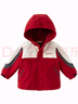 戴維貝拉（DAVE＆BELLA）男童連帽外套男寶寶上衣秋冬裝新款童裝洋氣兒童外衣女童服飾 紅色【加絨款】DB3241555 140 cm（建議身高130-140cm） 曬單實(shí)拍圖