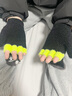 卡爾美（KELME）兒童手套冬季6-12歲男童女孩寶寶五指翻蓋手套保暖小學(xué)生寫(xiě)字冬天 曬單實(shí)拍圖