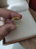 金至尊（3DG Jewellery）黃金戒指光面活口999足金戒指結婚三金男女款生日禮物計價(jià) 女款-金重4.50克（以實(shí)際克重多退少補） 曬單實(shí)拍圖