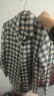 優(yōu)衣庫男女裝法蘭絨格子襯衫長(cháng)袖襯衣薄外套481225 480769 480770 481225/30淺米色 M 曬單實(shí)拍圖