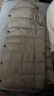 無(wú)印良品（MUJI）女式 輕量羽絨便攜式 背心 馬甲馬夾女款冬季內膽保暖女裝 淺米色 L (165/88A) 曬單實(shí)拍圖