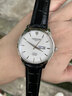 時(shí)尚系列正品男士手表全自動(dòng)機械表超薄夜光商務(wù)防水時(shí)尚瑞士男表 升級版本色白面-送皮帶 曬單實(shí)拍圖