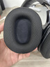 季朗適用鐵三角耳機套ATH-M50X耳罩M30X M40X M20X 耳機罩m50x頭梁保護套皮墊耳套頭戴式橫梁替換配件 【黑色-拼接網(wǎng)布款】耳機套一對 曬單實(shí)拍圖