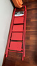 奧鵬梯子折疊家用五步梯室內(nèi)登高多功能爬梯扶手樓梯喬遷送禮紅梯 曬單實拍圖