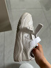 特步（XTEP）兒童童鞋男女童中大童網(wǎng)革拼接透氣板鞋 特步白 36碼 曬單實(shí)拍圖
