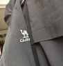 駱駝（CAMEL）薄絨風(fēng)衣女戶(hù)外防潑水修身梭織外套 J23CAYL6066 幻影黑 XL 曬單實(shí)拍圖