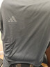 阿迪達斯短袖男2025運動(dòng)親膚透氣健身戶(hù)外輕薄速干T恤衫 深灰/淺灰 XL 曬單實(shí)拍圖
