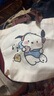 小熊帆布包女學(xué)生便攜上班帆布兜手提包手拎便當帆布袋 帕恰狗（帶按扣）活動(dòng) 曬單實(shí)拍圖