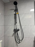 九牧（JOMOO）花灑槍灰色淋浴套裝噴頭淋浴器升降桿小戶(hù)型分體花灑全套 【噴槍款】35324 曬單實(shí)拍圖