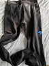 NEDAO內道新品靈動(dòng)力拉毛收納緊身長(cháng)褲男士帶腰包彈力保暖跑步運動(dòng)長(cháng)褲 夜跑黑4.0 L 曬單實(shí)拍圖