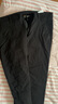 班尼路S&K系列純棉休閑褲男士秋季新款寬松直筒加絨加厚男褲長(cháng)褲子男款 6602黑色常規 33 曬單實(shí)拍圖
