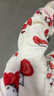 野獸派家居（tbh）三麗鷗Hello Kitty法蘭絨家居服套裝冬季可外穿睡衣女 Hello Kitty法蘭絨家居服 蝴蝶結 S 曬單實(shí)拍圖
