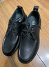 他她（TATA）軟底商務(wù)休閑皮鞋黑色英倫VVK01CM2 黑色 41 曬單實(shí)拍圖