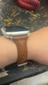 MSSM適用蘋(píng)果手表表帶女款小蠻腰真皮apple watch表帶iwatch Ultra3/S11/10/9/8/Se3 淺棕色38/40/41mm 曬單實(shí)拍圖