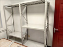 鋼制衣帽架家用簡(jiǎn)約衣柜帶洞洞板收納架出租屋落地多層衣櫥 白三層組合款2050*500*2000 曬單實(shí)拍圖