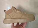 森馬/SENMA高幫鞋男款2025春季新款時(shí)尚百搭厚底增高板鞋休閑運動(dòng)鞋子 麥色 42 曬單實(shí)拍圖