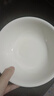 純白簡(jiǎn)約6.8英寸航空碗酒店白色面碗湯碗飯店餐廳食堂陶瓷餐具 純白6.8英寸航空面碗【2只裝】 曬單實(shí)拍圖
