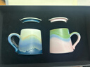 象上陶瓷馬克杯帶蓋情侶水杯茶杯咖啡杯新婚禮品結婚伴手禮淺山系列 曬單實(shí)拍圖