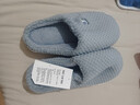 京東京造【溫暖御寒】秋冬拖鞋防滑室內毛絨保暖棉拖鞋男士深灰色44-45 曬單實(shí)拍圖
