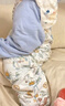威爾貝魯（WELLBER）恒溫睡袋嬰幼兒1-3歲竹棉睡衣秋冬兒童寶寶防踢被子薄夾棉 夢(mèng)境L 曬單實(shí)拍圖