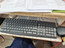 羅技（Logitech）MK235 鍵鼠套裝 無(wú)線(xiàn)鍵鼠套裝 辦公鍵鼠套裝  防潑濺防指紋 全尺寸 帶無(wú)線(xiàn)2.4G接收器 黑 曬單實(shí)拍圖