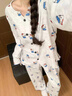 另約睡衣女款春秋季德絨保暖長(cháng)袖2025新款卡通KT貓秋冬外穿家居服套裝 2622 滿(mǎn)印KT貓 2XL 曬單實(shí)拍圖