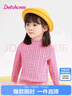 笛莎（DEESHA）女童毛衣2025秋冬款棉線(xiàn)針織衫小童打底上衣童裝兒童女寶寶衣服 曬單實(shí)拍圖